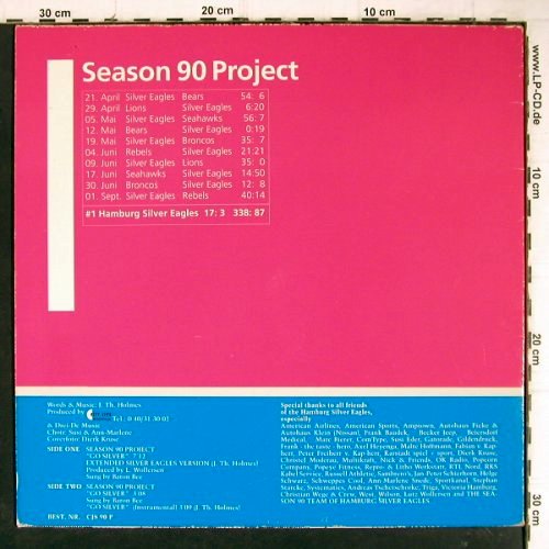 Season 90 Project: Go Silver*3, Hamburg Silver Eagles, City Jive(CJS 90P), D, 1990 - 12inch - V616 - 5,00 Euro