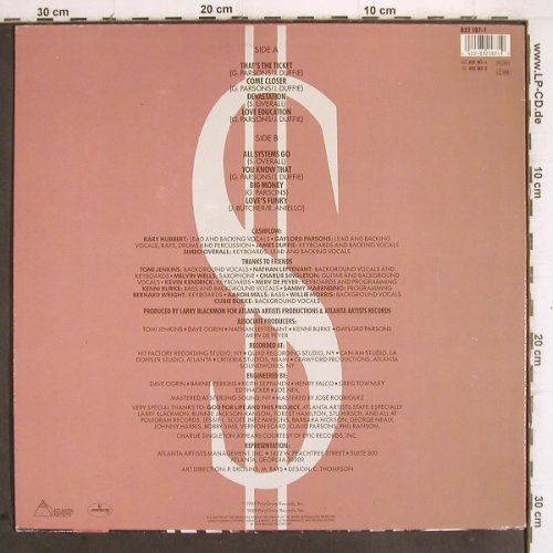 Cashflow: Big Money, Mercury (832 187-1), NL, 1988 Typ: LP Best.-Nr.: V681 Preis: 6,00 Euro