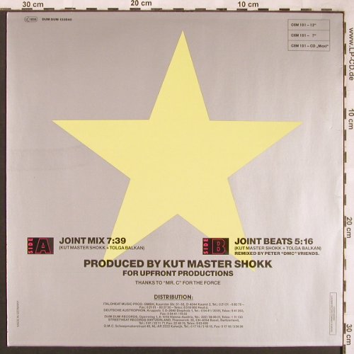Flim Flam: Joint Mix 7:39  / Joint Beats 5:16, Dum Dum 133540 (CEM 101/133540), D, 1988 Typ: 12" Best.-Nr.: V700 Preis: 4,00 Euro