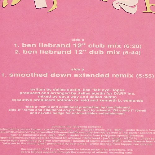 TLC: Ain't 2 Proud 2 Beg*2 club mix +1, La Face &sol;Arista (615 265), D, m-&sol;vg+, 1992 Typ: 12" Best.-Nr.: V7395 Preis: 5,00 Euro.