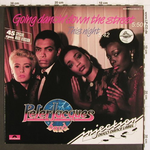 Jacques Band,Peter: Going Dancing Down The Street+1, Polydor (883 147-1), D, 1985 Typ: 12" Best.-Nr.: V820 Preis: 4,00 Euro