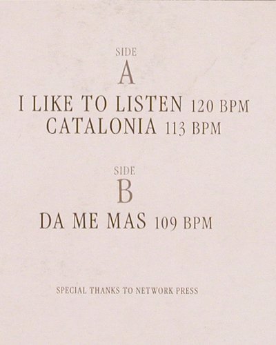 T-Coy: I Like To Listen/Catalonia/Da MeMas, Chic(6.20855 AE), D, 1988 - 12inch - V821 - 3,00 Euro