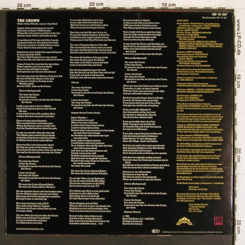 Byrd,Gary & G.B.Experience: The Crown*2, sp.lg.mix 10:35, Motown (120 15 027), D, 1983 Typ: 12" Best.-Nr.: V826 Preis: 5,00 Euro