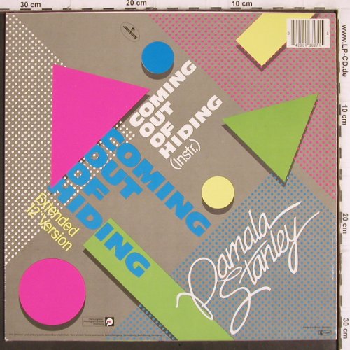 Stanley,Pamala: Coming out of hiding, ext.12"/instr, Mercury(818 827-1Q), D, 1983 - 12inch - V846 - 4,00 Euro