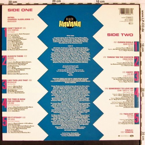 V.A.Black Havana Vol.2: Keith Thompson...Trio Zero, Capitol (7 90923 1), D, 1989 Typ: LP Best.-Nr.: V847 Preis: 5,00 Euro