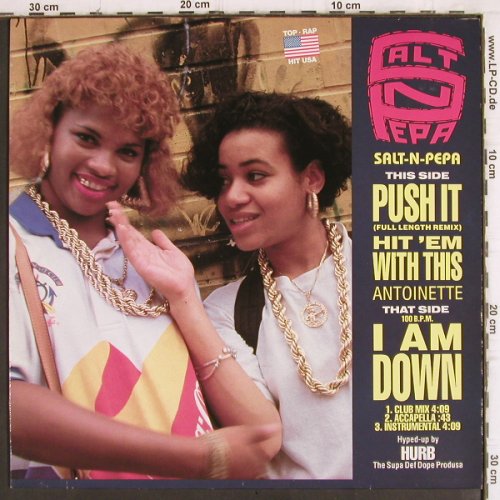 Salt 'n' Pepa: Push It full-L-rmx/Hit em../I am*3, Metronome(886270-1), D, 1988 - 12inch - V857 - 5,00 Euro