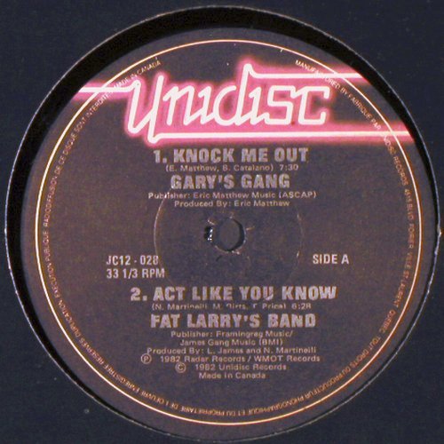 Gary's Gang / Fat Larry's Band: Frankie Smith/ Brandi Well, Unidisc, FLC (JC12-28), CDN, 1982 Typ: LP Best.-Nr.: V862 Preis: 4,00 Euro