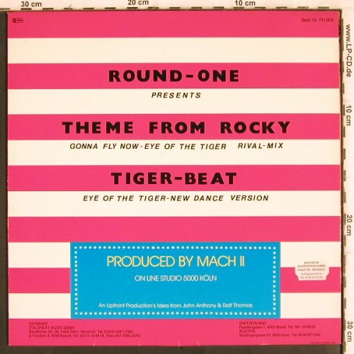 Round-One - Rocky: Theme fr.Rocky,Rival Mix+Tiger Beat, Italoheat (ITH 003), D,Lim.Ed., 1984 Typ: 12" Best.-Nr.: V869 Preis: 4,00 Euro