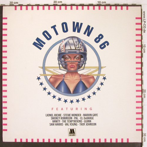 V.A.Motown 86: Lionel Richie...Val Young, Motown, Promo (MOTOWN 1), D, 1986 Typ: LP Best.-Nr.: V908 Preis: 6,00 Euro