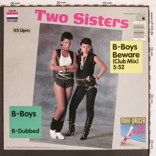 Two Sisters: B-Boys Beware(Club Mix), Metronome (817 829-1 ME), D, 1983 Typ: 12" Best.-Nr.: X2067 Preis: 2,00 Euro
