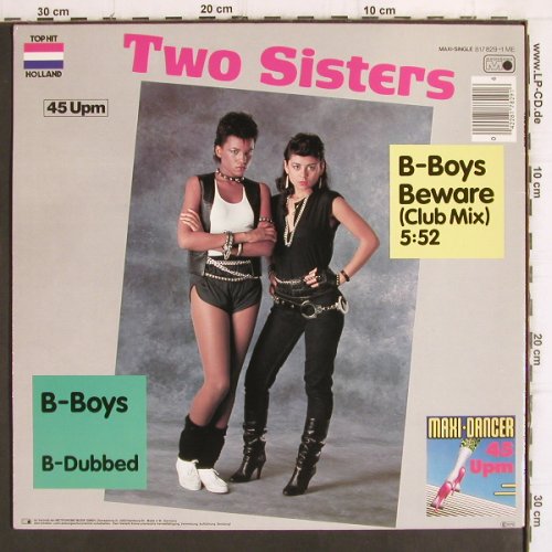 Two Sisters: B-Boys Beware(Club Mix), Metronome(817 829-1 ME), D, 1983 - 12inch - X2067 - 3,00 Euro