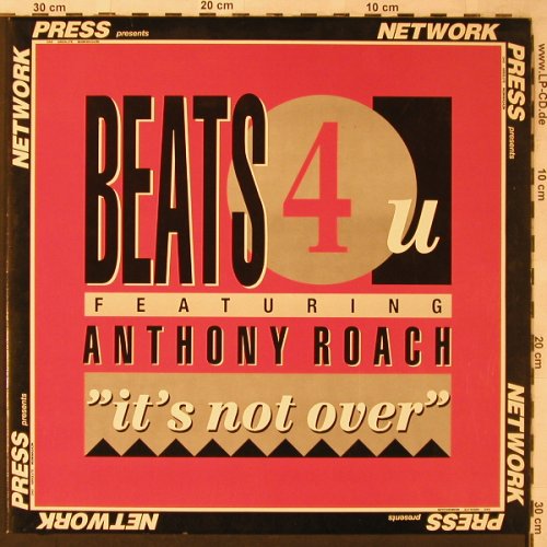 Beats 4 u feat. Anthony Roach: It's not over *4, Electrola(20 3883 6), D, 1990 - 12inch - X2167 - 3,00 Euro