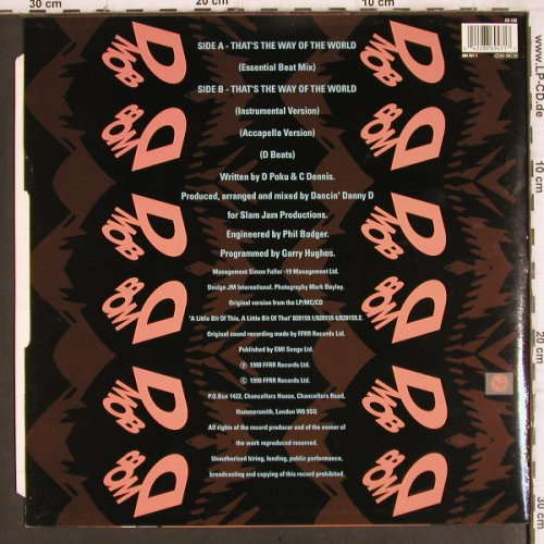 D-MOB: That's the way of the world*2, ffrr (886 947-1), , 1990 Typ: 12" Best.-Nr.: X2193 Preis: 2,00 Euro