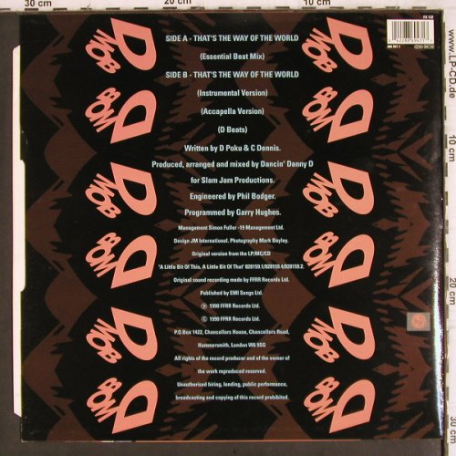 D-MOB: That's the way of the world*2, ffrr(886 947-1), , 1990 - 12inch - X2193 - 3,00 Euro