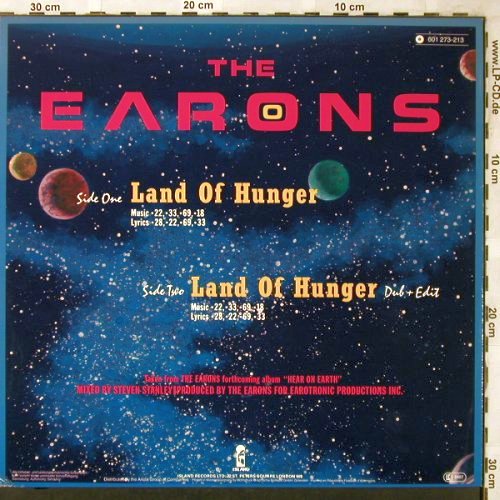 Earons: Land of Hunger*3(dub/edit), Island (601 273-213), D, 1984 Typ: 12" Best.-Nr.: X2204 Preis: 2,00 Euro
