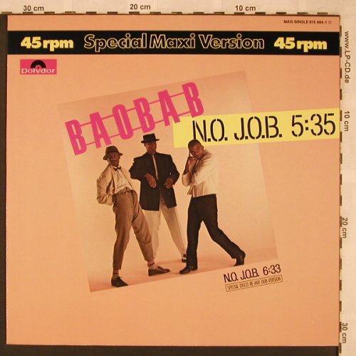 Baobab: N.O. J.O.B.*2, Polydor(815 484-1), D, 1983 - 12inch - X2370 - 4,00 Euro