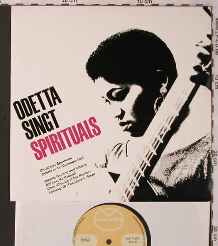 Odetta: Singt Spirituals, Fono-Ring(FLP 77 093), D,  - 10inch - X2696 - 6,00 Euro