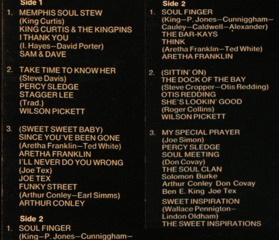 V.A.That's Soul 3: King Curtis...Sweet Inspiration,Foc, Atlantic(ATL 30 009), D, 1968 - LP - X3118 - 7,50 Euro