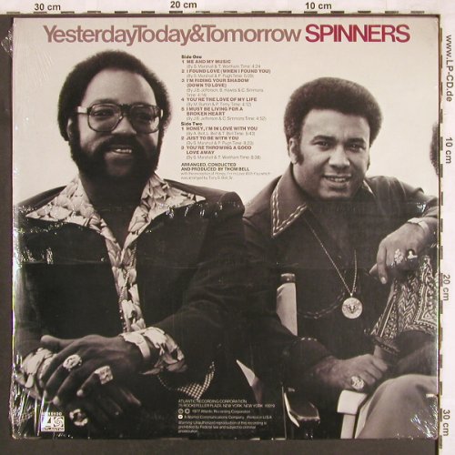Spinners: Yesterday Today & Tomorrow, FS-New, Atlantic(SD 19100), US, co, 1977 - LP - X3673 - 7,50 Euro