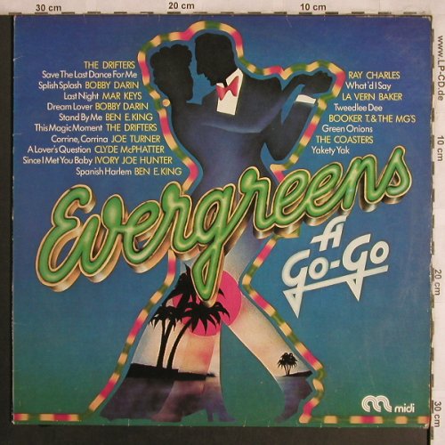 V.A.Evergreens A Go-Go: Mar Keys...Drifters, Midi(MID 20 076), D, 1974 - LP - X4370 - 4,00 Euro