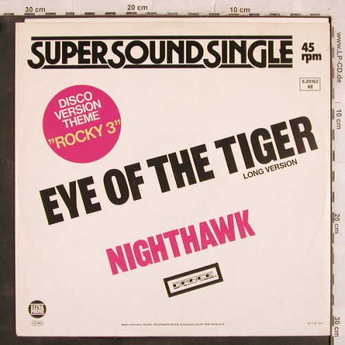 Nighthawk: Eye Of The Tiger*2(Rocky 3), Ultraphone(6.20162 AE), D, 1982 - 12inch - X449 - 4,00 Euro