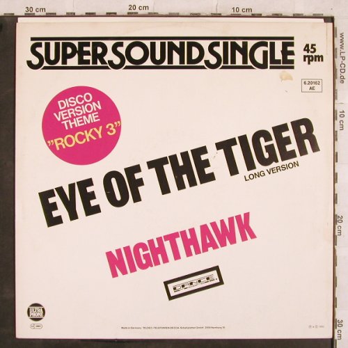 Nighthawk: Eye Of The Tiger*2(Rocky 3), Ultraphone(6.20162 AE), D, 1982 - 12inch - X449 - 4,00 Euro