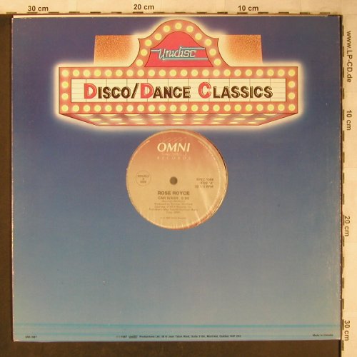 Rose Royce: Car Wash( 5:08) +2, FLC, 33rpm, Omni, m-/vg+ (SPEC-1358), CDN, 1987 Typ: 12" Best.-Nr.: X5235 Preis: 3,00 Euro
