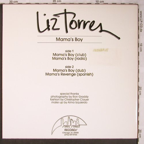 Torres,Liz: Mama's Boy*3+1, 33rpm, State Street Records(S.S.R. 1006), US, 1987 - 12inch - X5280 - 3,00 Euro