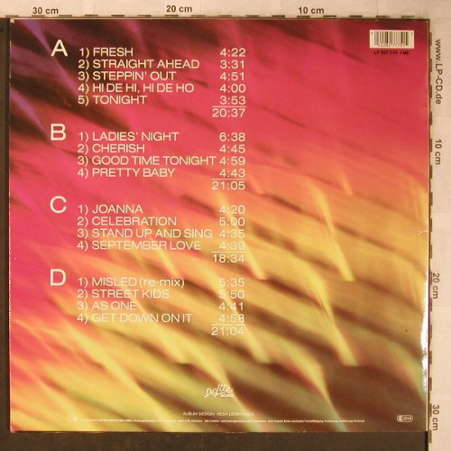 Kool & The Gang: Best Of, De-Lite (827 775-1ME), D Typ: 2LP Best.-Nr.: X5423 Preis: 12,50 Euro