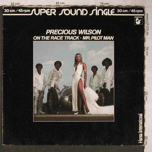 Wilson,Precious: On The Race Track/Mr.Pilot Man, Hansa(600 334-213), D, m-/VG-, 1980 - 12inch - X5483 - 4,00 Euro