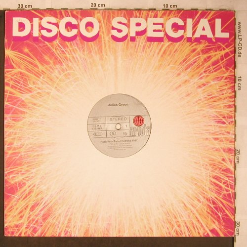 Green,Julius: Rock Your Baby, FLC, vg+/m-, Ariola (600 617), D, 1982 Typ: 12" Best.-Nr.: X5484 Preis: 4,00 Euro