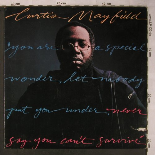 Mayfield,Curtis: Never Say You Can't Survive, Curtom(CU 5013), US, CO, 1977 - LP - X5587 - 12,50 Euro