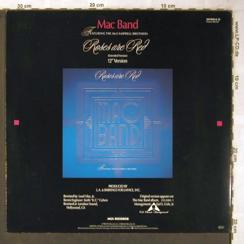 Mac Band: Roses are Red, MCA(257 859-0), D, 1988 - 12inch - X5631 - 4,00 Euro