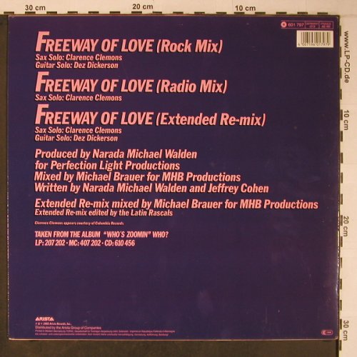 Franklin,Aretha: Freeway of Love, Arista(601 797-213), D, 1985 - 12inch - X6370 - 4,00 Euro
