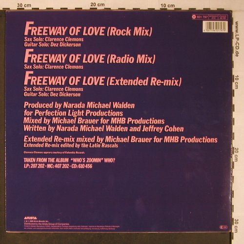 Franklin,Aretha: Freeway of Love, Arista (601 797-213), D, 1985 Typ: 12" Best.-Nr.: X6370 Preis: 4,00 Euro