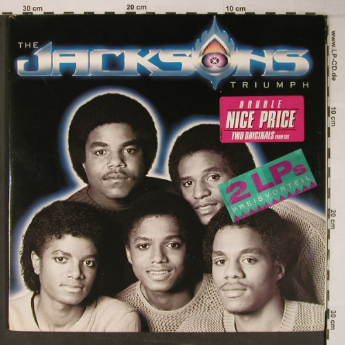 Jacksons: Triumph / The Jacksons, Foc, vg+/m-, Epic (EPC 461018 1), NL,stoc, 1980 Typ: 2LP Best.-Nr.: X6502 Preis: 7,50 Euro