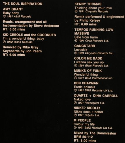 V.A.DMC June 91 - Two: Soul-Insopiration, Kenny Thomas, DMC(101/2), UK, 1991 - LP - X6521 - 12,50 Euro