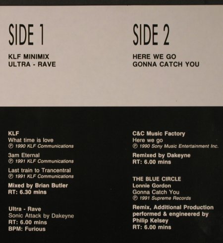 V.A.DMC May 91 - One: KLF,C&C Music Factory, DMC (100/1), UK, 1991 Typ: LP Best.-Nr.: X6523 Preis: 12,50 Euro