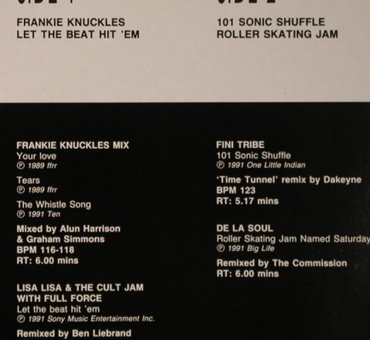 V.A.DMC August 91 - One: Frankie Knuckles,LisaLisa,FiniTribe, DMC (103/1), UK, 1991 Typ: LP Best.-Nr.: X6541 Preis: 12,50 Euro
