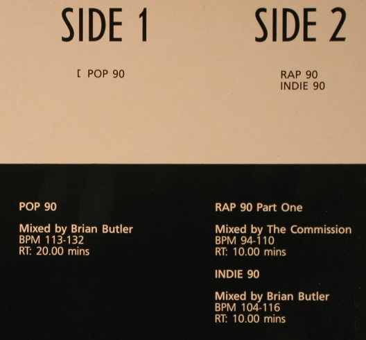 V.A.DMC December 90 - Two: Pop 90,BrianButler, Rap/Indie 90, DMC (95/2), UK, 1990 Typ: LP Best.-Nr.: X6546 Preis: 12,50 Euro
