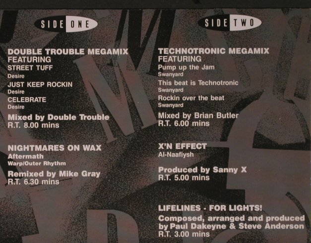 V.A.DMC November 90 Mixes - 2: DoubleTrouble,TechnoTr.,X'n Effect, DMC(94/2), UK, 1990 - LP - X6553 - 12,50 Euro