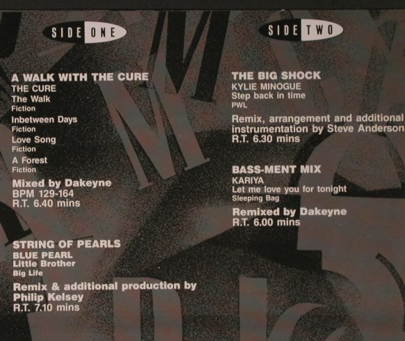 V.A.DMC November 90 Mixes - 1: Cure,Blue Pearl,Kylie Minogue, DMC (94/1), UK, 1990 Typ: LP Best.-Nr.: X6554 Preis: 12,50 Euro