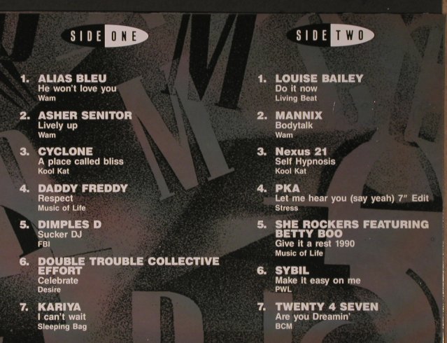 V.A.DMC November 90 Previews: Alias BleuAsher Senitor..Twenty4Sev, DMC (94/3), UK, 1990 Typ: LP Best.-Nr.: X6555 Preis: 12,50 Euro