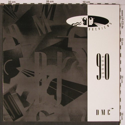V.A.DMC August 90 - Previews: Adamski,Bass-O-Matic..Spider, DMC(91/3), UK, 1990 - LP - X6559 - 12,50 Euro
