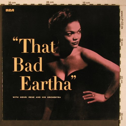 Kitt,Eartha: That Bad Eartha,Henry Rene,1957, RCA,Mono (NL 89439), D,Ri, 1984 Typ: LP Best.-Nr.: X6601 Preis: 12,50 Euro