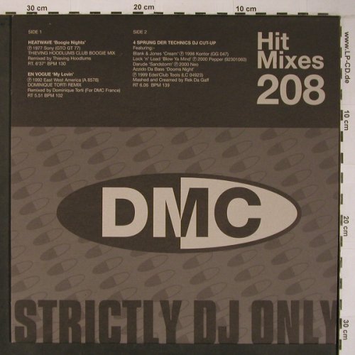V.A.Hit Mixes 208: Heatwave, En Vogue, 4 Sprung d.Tech, DMC (208.3), UK, 1999 Typ: 12" Best.-Nr.: X6656 Preis: 12,50 Euro