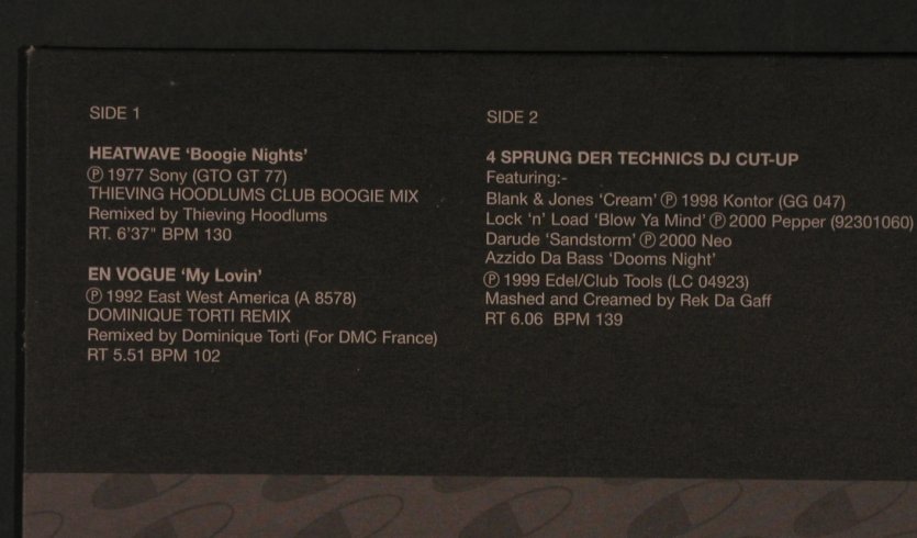 V.A.Hit Mixes 208: Heatwave, En Vogue, 4 Sprung d.Tech, DMC (208.3), UK, 1999 Typ: 12" Best.-Nr.: X6656 Preis: 12,50 Euro