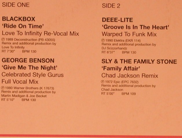 V.A.Hit Mixes 200: BlackBox,G.Benson,Deee-Lite,Sly&tFS, DMC(200/3), UK, m /vg+, 1999 - 12inch - X6662 - 17,50 Euro