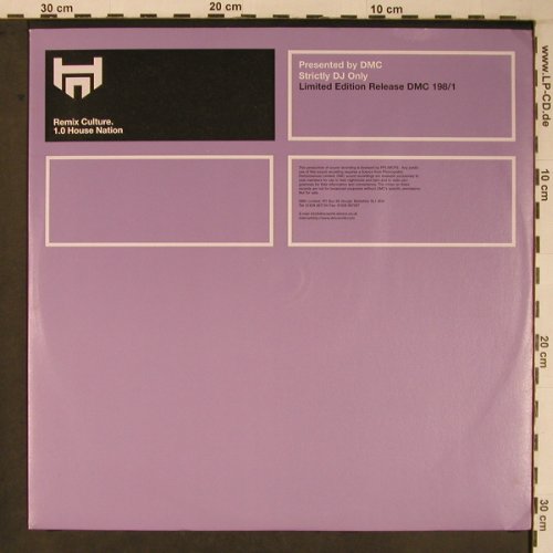 V.A.House Nation 198: Sound o.fBlackness,Blank&J,SilverBu, DMC (198/1), UK, 1999 Typ: 12" Best.-Nr.: X6668 Preis: 9,00 Euro