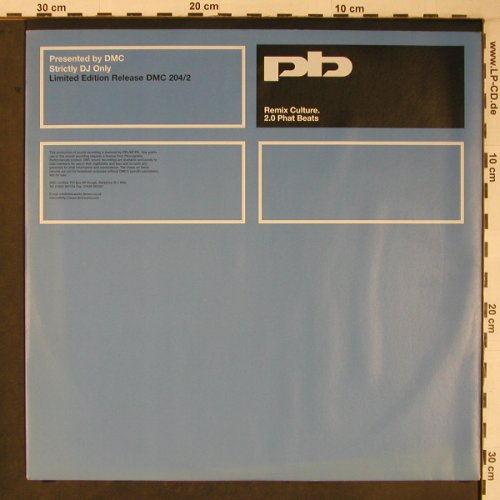 V.A.Phat Beats 204: EricB&R.TinMan,DubPistols,Swiftb, DMC (204/2), UK, 1999 Typ: 12" Best.-Nr.: X6683 Preis: 9,00 Euro
